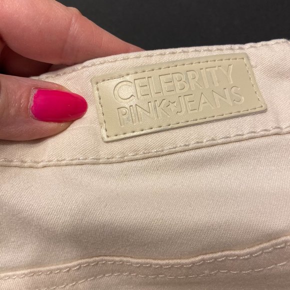 CELEBRITY PINK JEANS Womens 11 Low Rise Skinny Stretchy Five Pocket Pinkish Tint - Picture 7 of 12